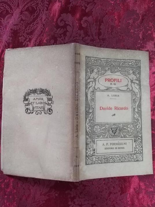 Davide Ricardo - copertina