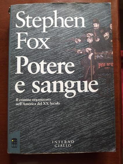 Potere e sangue - copertina