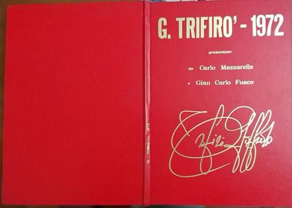 G.Trifiro' 1972 - copertina