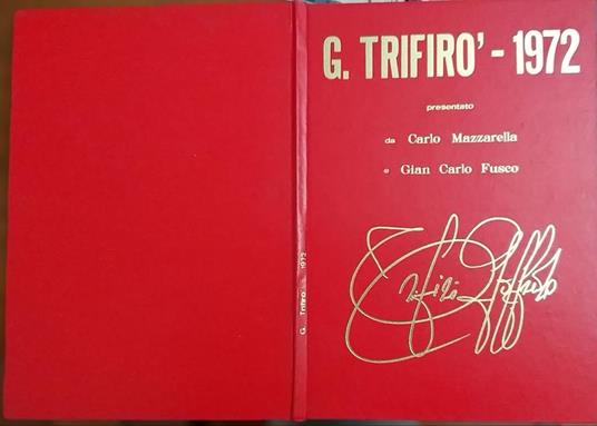 G.Trifiro' 1972 - copertina