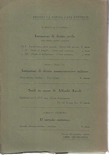 Istituzioni di diritto civile. Volumi 1-2 - Roberto De Ruggiero - 2