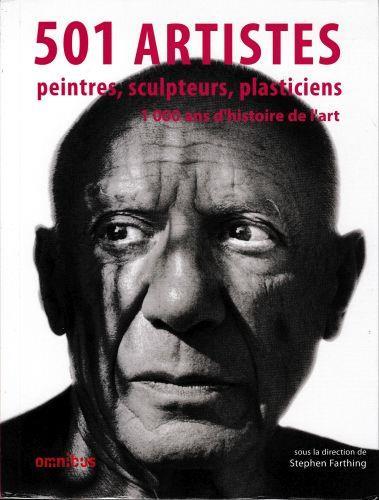 501 artistes : Peintres, sculpteurs, plasticiens - 1000 ans d'histoire de l'art - Stephen Farthing - copertina