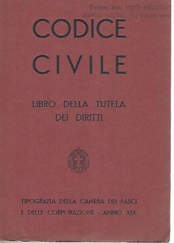 Codice civile. Libro della tutela dei diritti - copertina