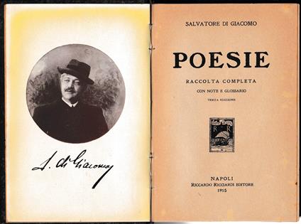 Poesie. Raccolta completa. Poesie in dialetto napoletano - Salvatore Di Giacomo - copertina