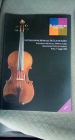 la collezione musicale di claude lebet strumenti musicali,dipinti,libri manoscritti ed autografi