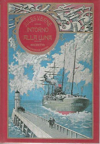 Intorno alla luna - Jules Verne - copertina