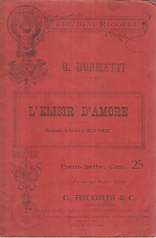 L' elisir d'amore