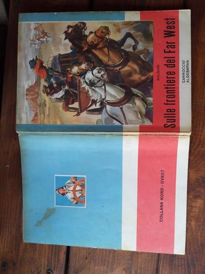 Sulle frontiere del Far West - Emilio Salgari - copertina