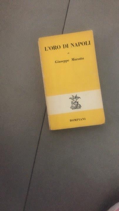 l oro di napoli - Giuseppe Marotta - copertina