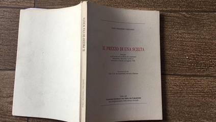 Il prezzo di una scelta - Italo Alighiero Chiusano - copertina