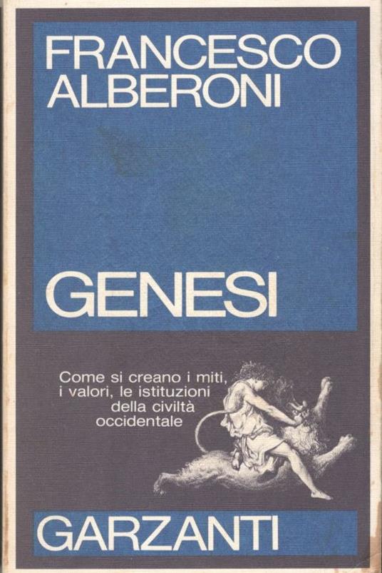 Genesi - Francesco Alberoni - copertina