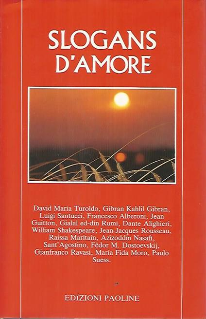 Slogans d'amore - copertina