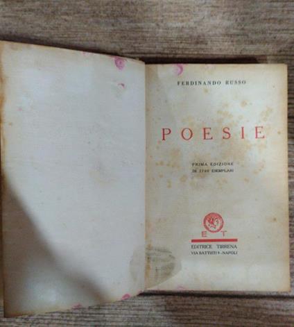 Poesie - Ferdinando Russo - copertina