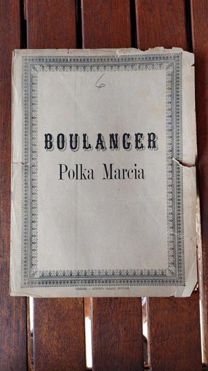 Polka Marcia - Nicole Boulanger - copertina