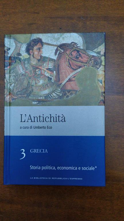 Grecia 3.Storia politica,economica e sociale - copertina