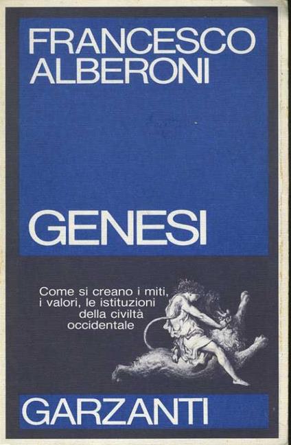 Genesi - Francesco Alberoni - copertina