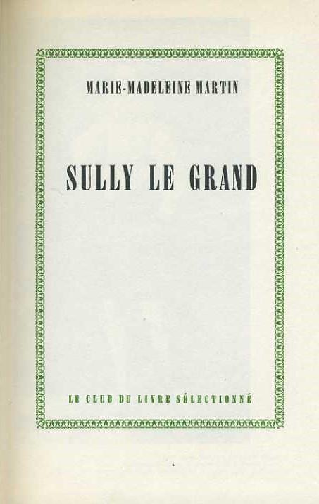 Sully le grand
