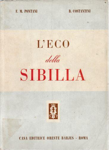 L' eco della Sibilla - Filippo M. Pontani - copertina
