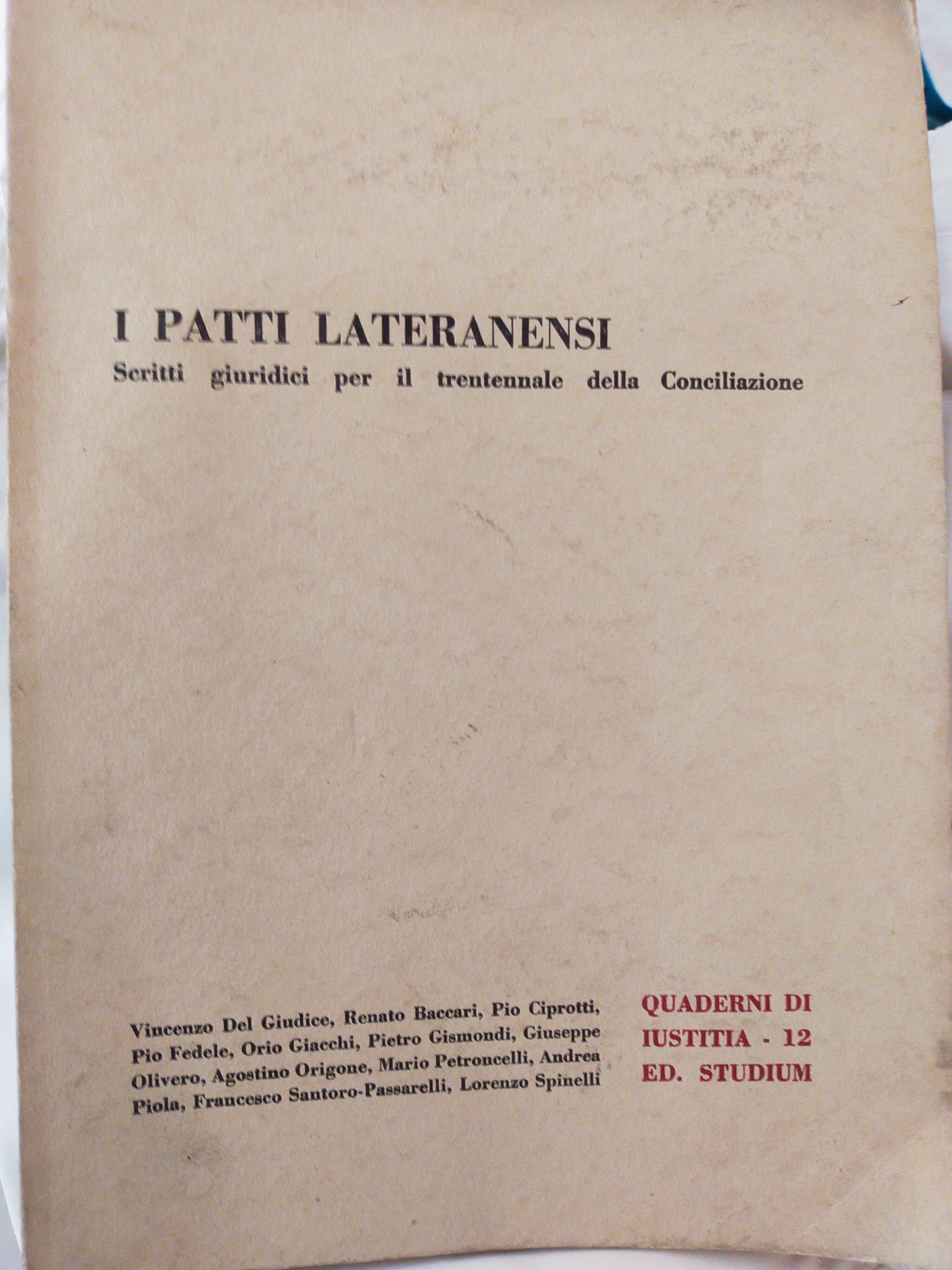 I patti paternesi