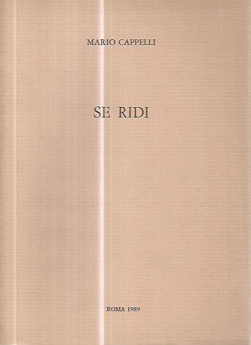 Se ridi - Mario Cappelli - copertina