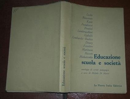 Educazione, Scuola e Società - Michele Di Marco - copertina