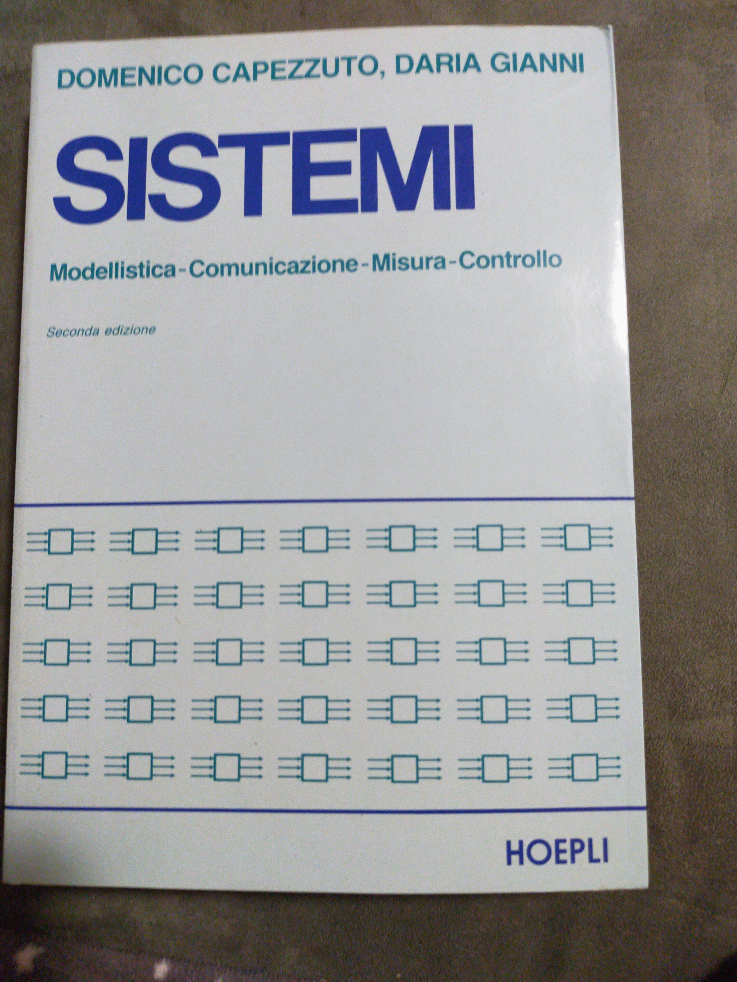 Sistemi modellistica-cominicazionr-misura-controllo seconda edizione