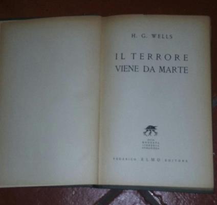 Il terrone viene da morte - Herbert G. Wells - copertina