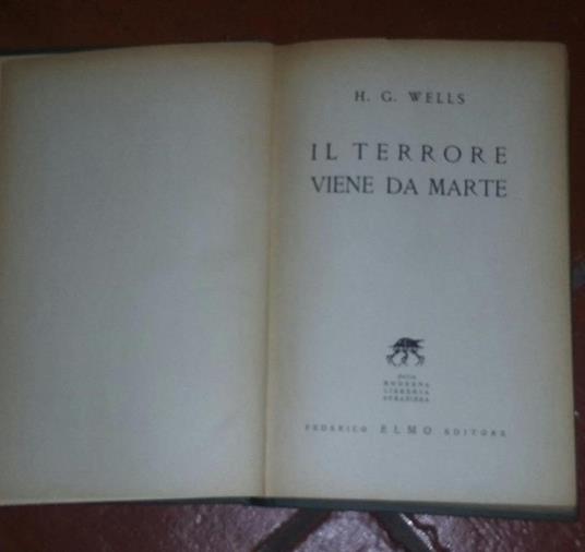 Il terrone viene da morte - Herbert G. Wells - copertina