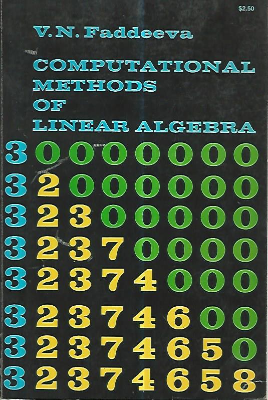 Computational methods of linear algebra
