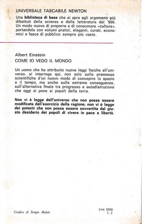Come io vedo il mondo - Albert Einstein - 2