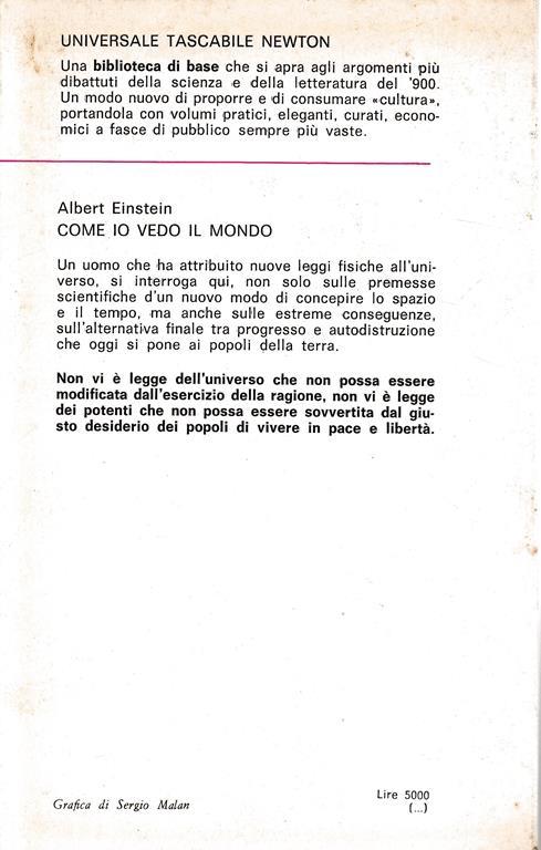 Come io vedo il mondo - Albert Einstein - 2
