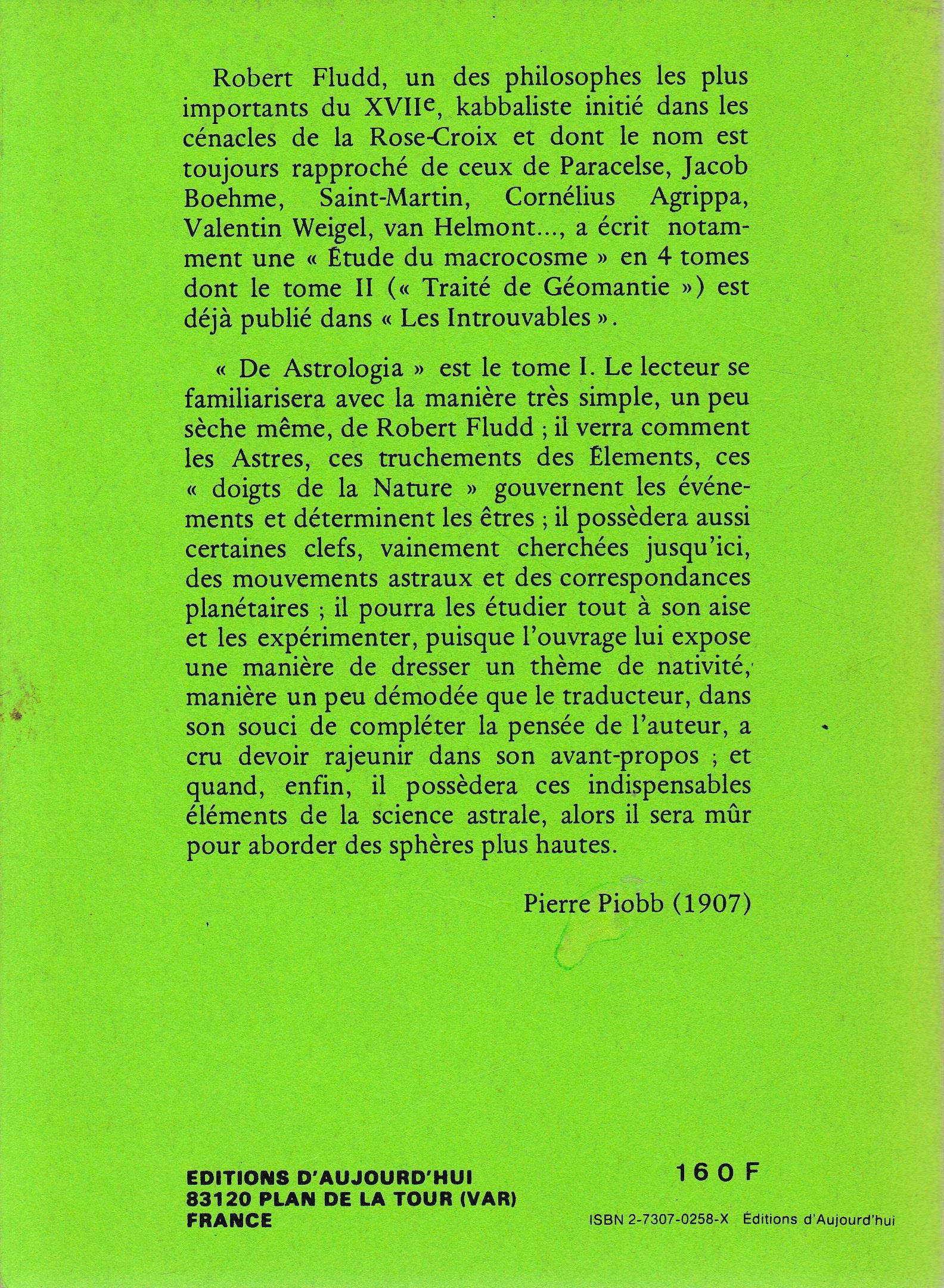 Traité de astrologie générale (de astrologia)