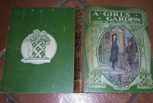 A Girl's Garden - Herbert Strang - copertina