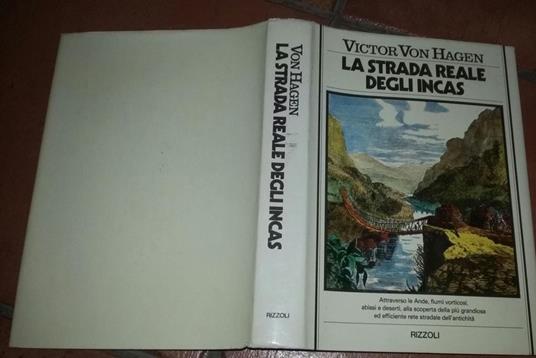 La strada reale degli Incas - Victor von Hagen - copertina
