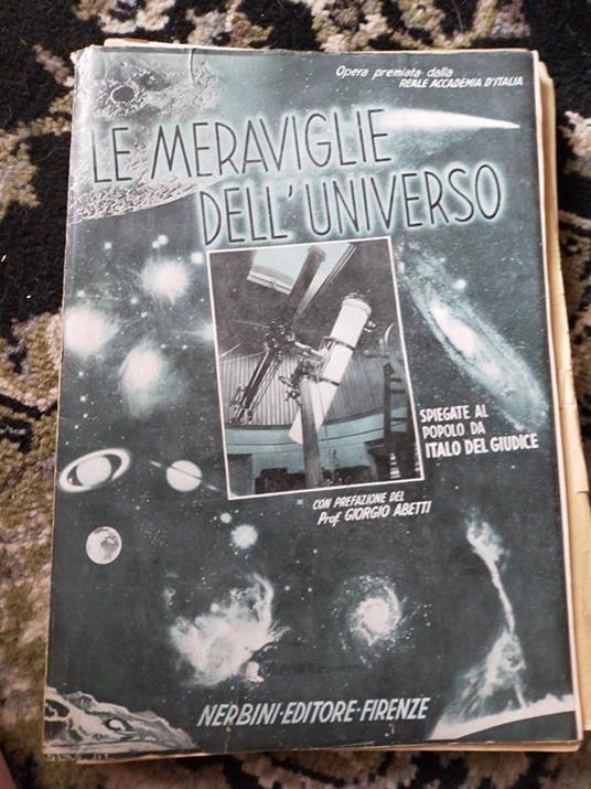 Le meraviglie dell' universo - Giorgio Abetti - copertina