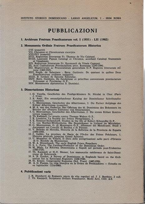 L' ordine dei frati predicatori - 2