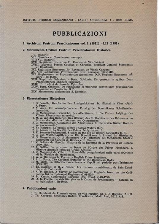 L' ordine dei frati predicatori - 2