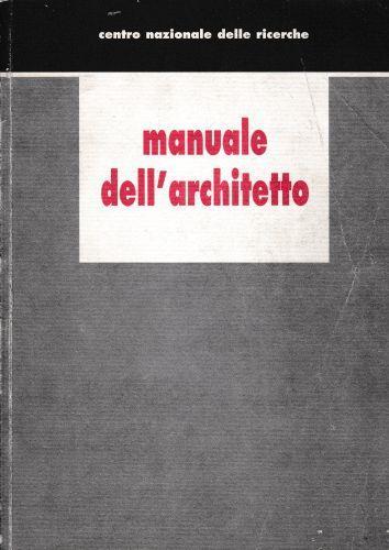 Manuale dell'architetto - copertina