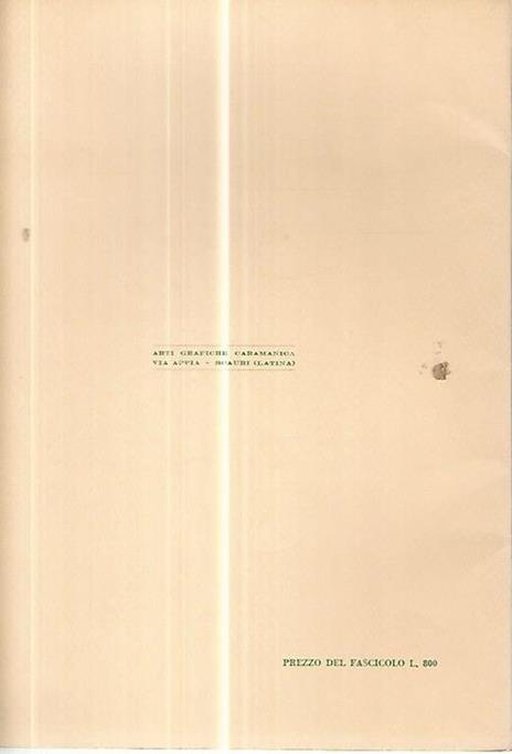 L' argine letterario. Rivista trimestrale. Marzo 1971 - 2
