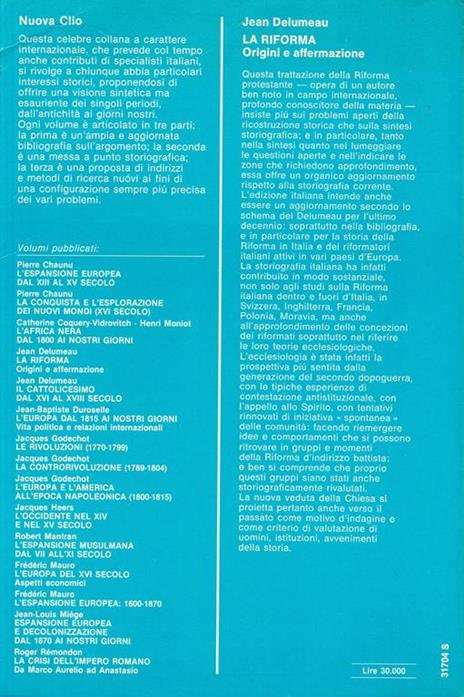 La riforma. Origini e affermazione - Jean Delumeau - 2