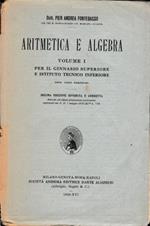 Aritmetica e Algebra, volume I°