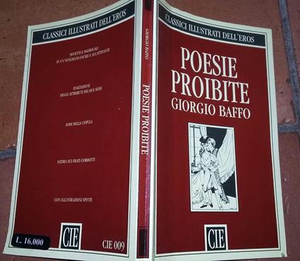 Poesie proibite - Giorgio Baffo - copertina