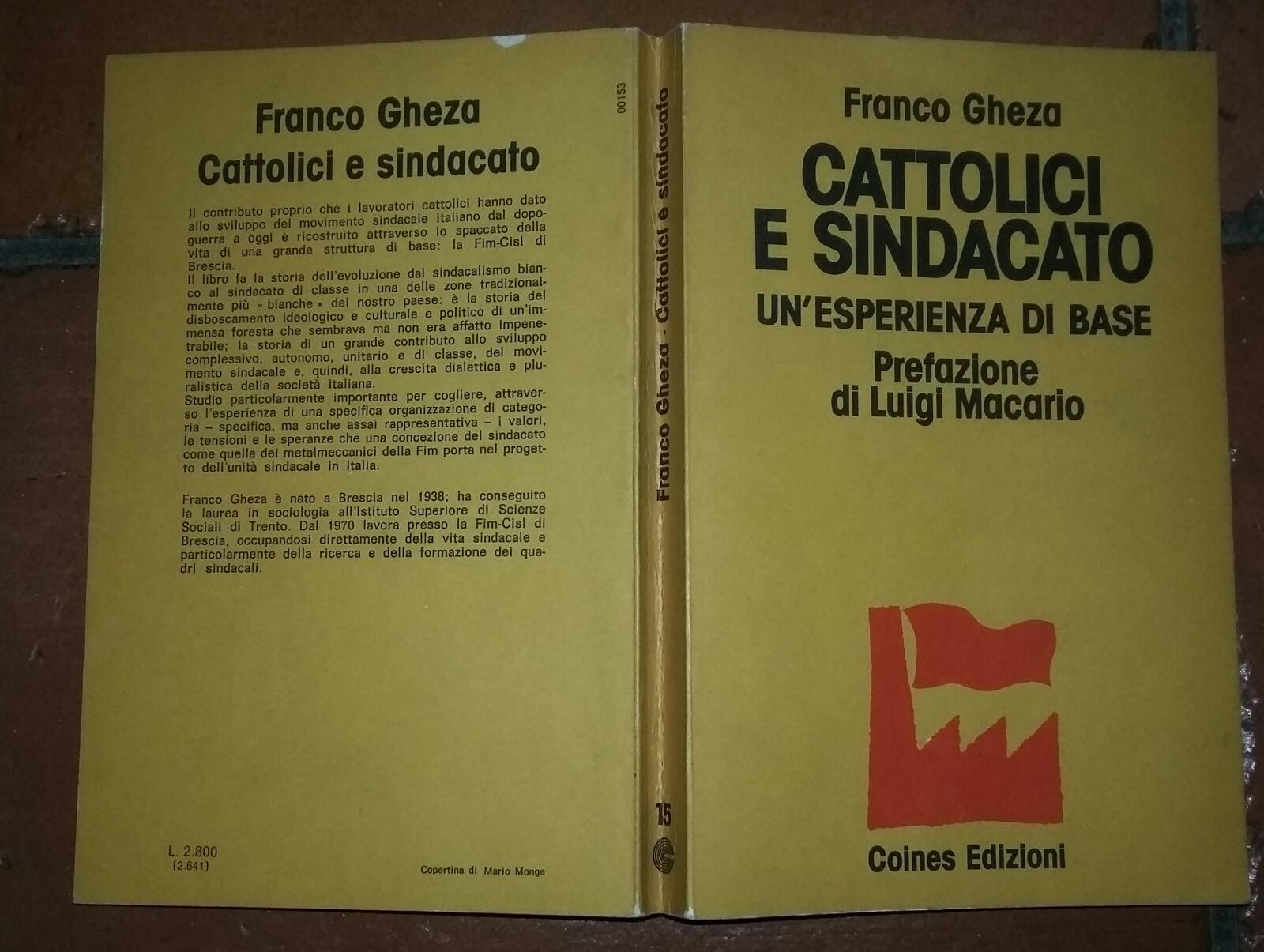 Cattolici e sindacato. Un'esperienza di base: la Fim-Cisl di Brescia