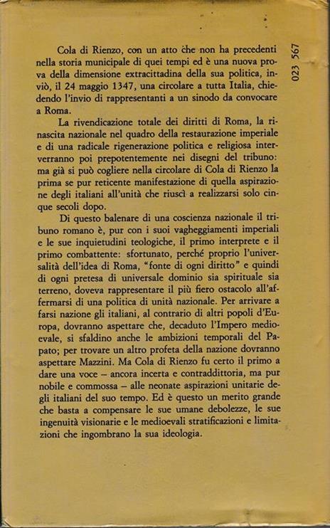 Cola di Rienzo. La fantastica vita e l'orribile morte del tribuno del popolo romano - Francesco Mazzei - 2