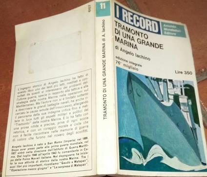 Tramonto di una grande marina - Angelo Iachino - copertina