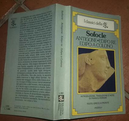 Antigone,Edipo Re Edipo a Colono - Sofocle - copertina