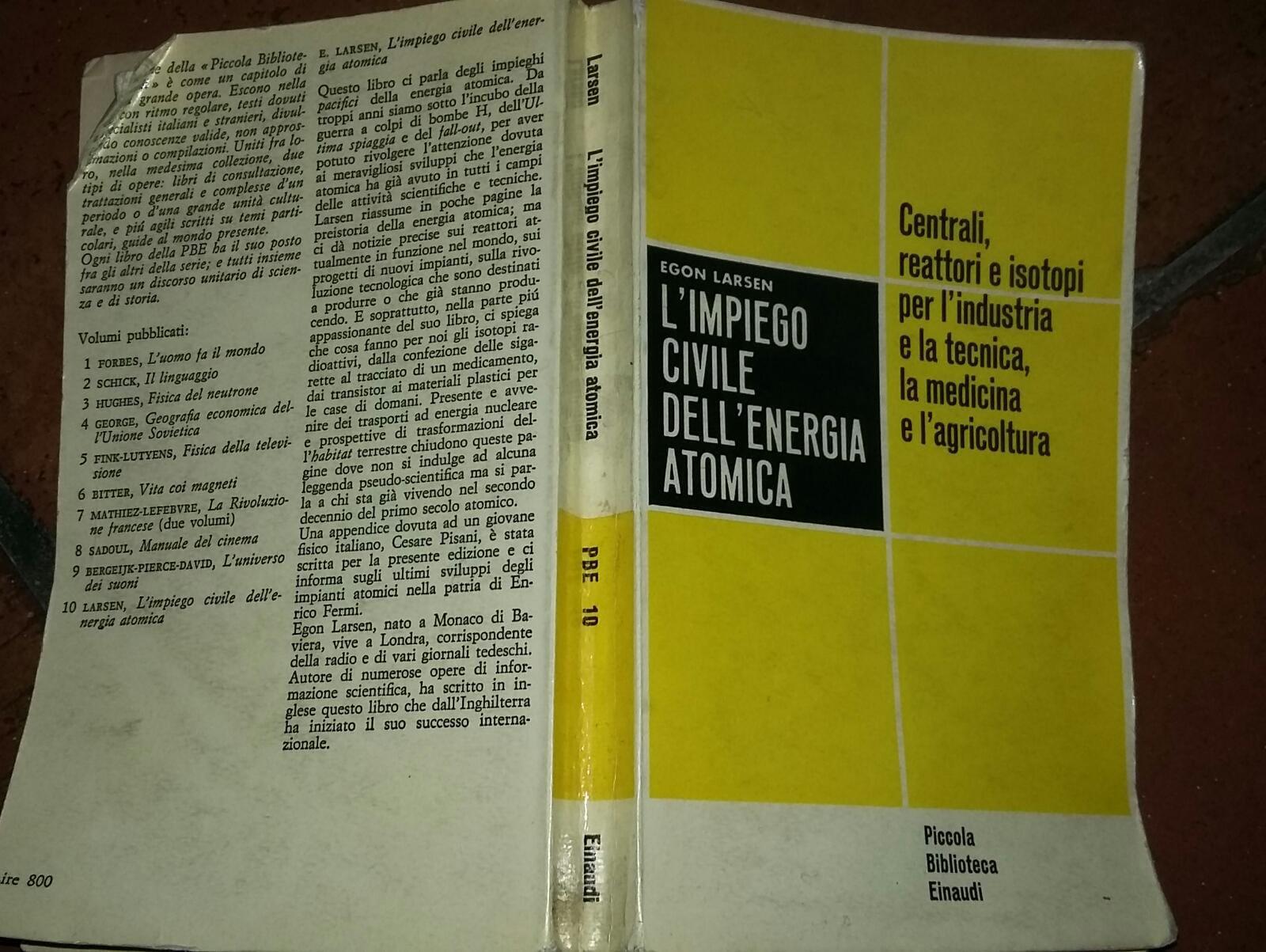 L' Impiego civile dell'energia atomica