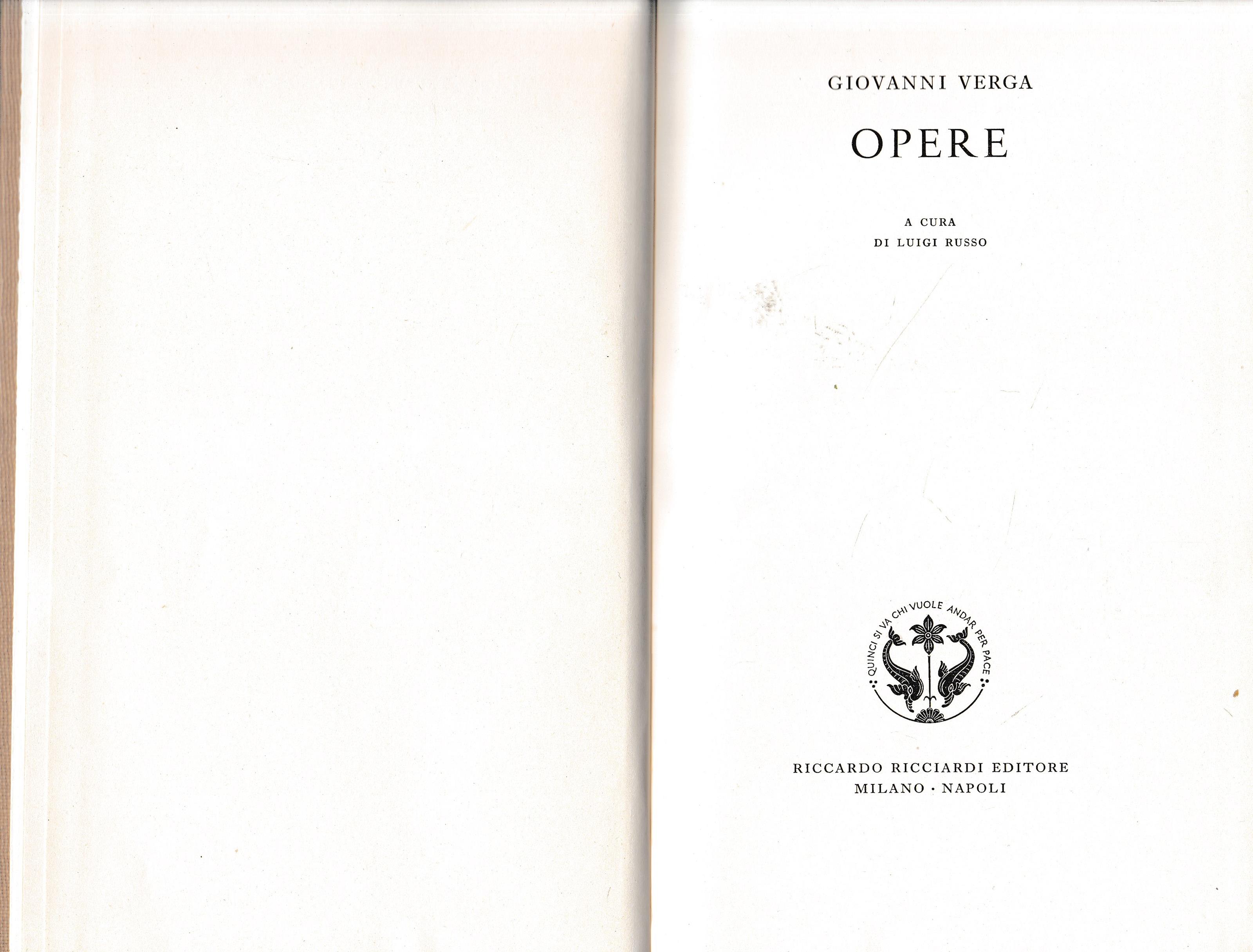 La letteratura italiana. Storia e testi. Opere, volume 63