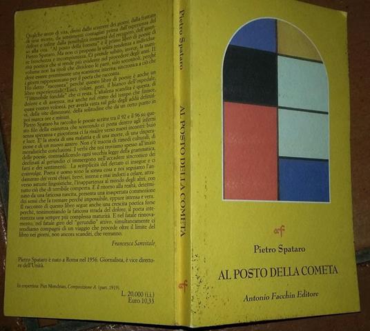 Al posto della cometa - Pietro Spataro - copertina