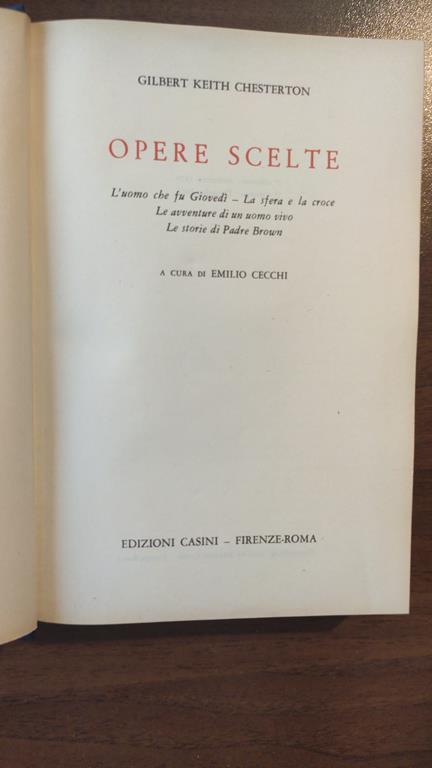 Opere Scelte - Emilio Cecchi - 2